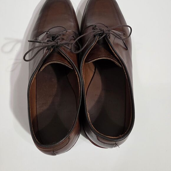 Allen Edmonds Mens Delray Derby Split toe Brown Dressed Shoes Sz 11.5 D main image 14